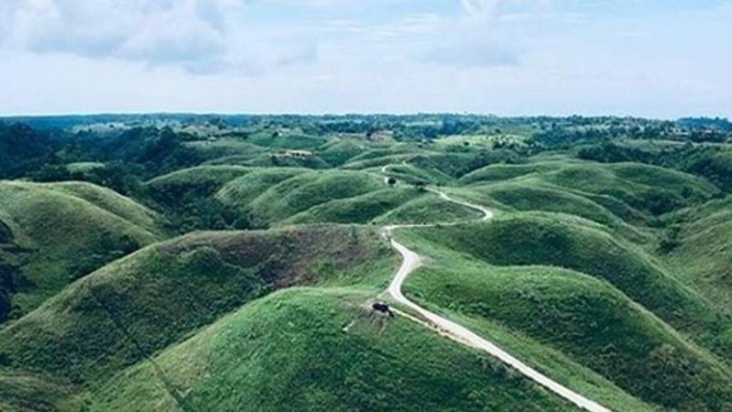 Bukit teletubbies, Luwuk, Banggai