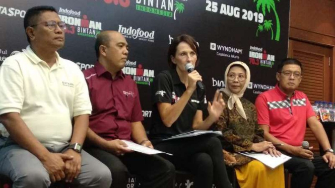 Konferensi pers Indofood Ironman 70.3