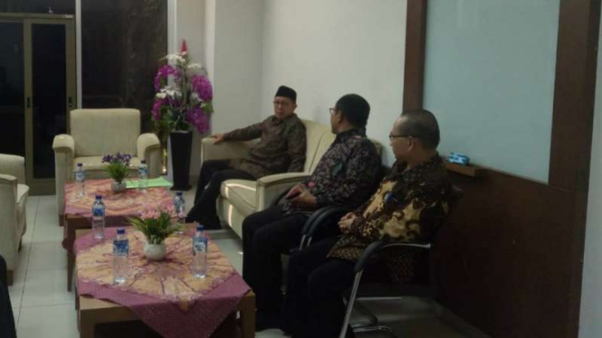 Menteri Agama Lukman Hakim Saifuddin memenuhi panggilan KPK sebagai saksi persidangan perkara suap pengisian jabatan Kementerian Agama di Pengadilan Tindak Pidana Korupsi, Jakarta, Rabu, 26 Juni 2019.
