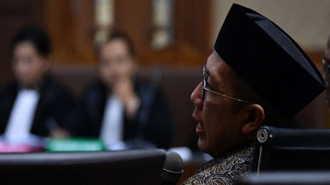 Menteri Agama Lukman Hakim Saifuddin bersaksi di sidang kasus jual beli jabatan