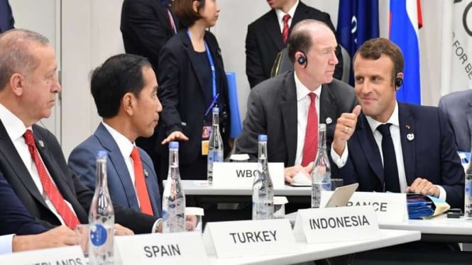 Presiden Joko Widodo menghadiri KTT G20 di Osaka, Jepang,