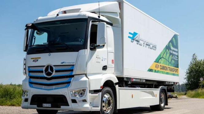 Truk listrik Mercedes-Benz eActors