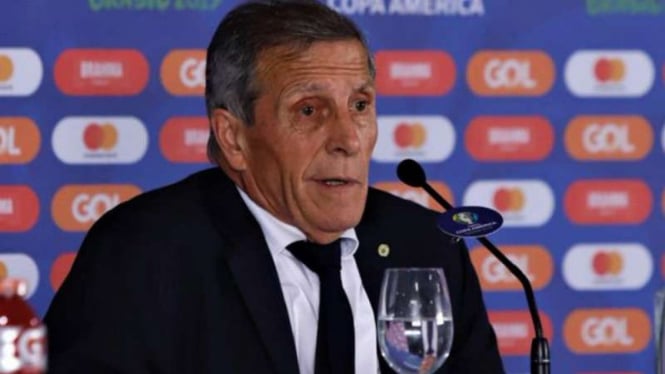 Pelatih Uruguay, Oscar Tabarez.