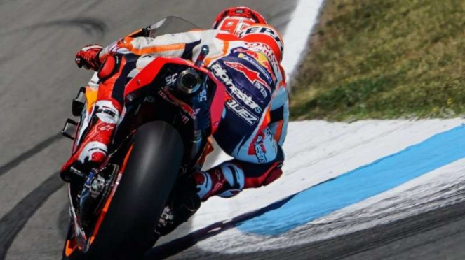 Pembalap Tim Repsol Honda, Marc Marquez