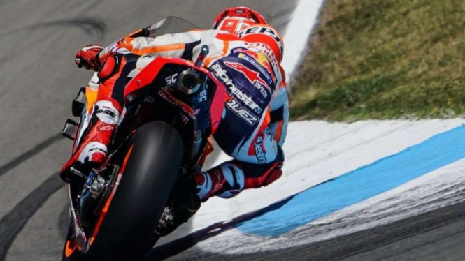 Pembalap Tim Repsol Honda, Marc Marquez