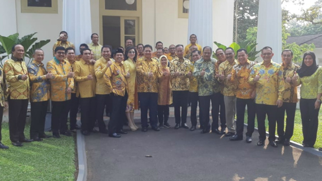 Ketum Golkar Airlangga Hartarto ajak pengurus DPD se Indonesia