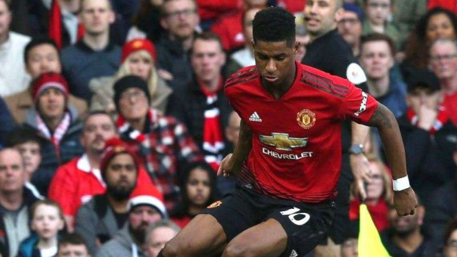 Penyerang Manchester United, Marcus Rashford