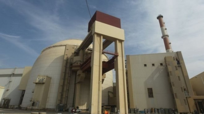 Pembangkit listrik tenaga nuklir Bushehr dapat menggunakan uranium berkadar rendah sebagai bahan bakar.-AFP