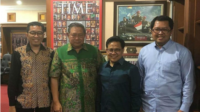 Ketum PKB Muhaimin Iskandar atau Cak Imin temui SBY