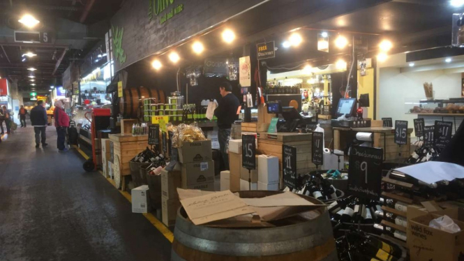 Suasana di Central Market, Adelaide, Australia (sebelum pandemi)