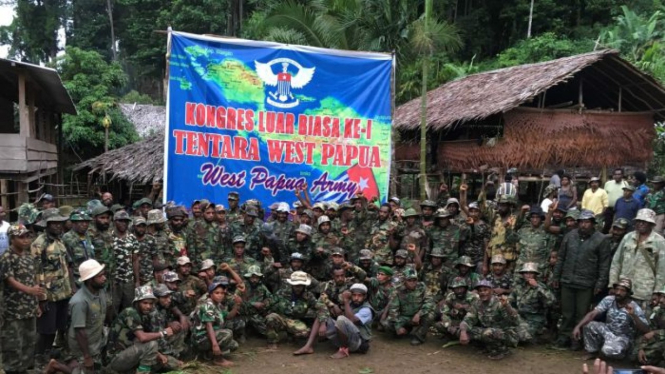 Tiga kelompok separatis bersenjata di Papua kini bergabung membentuk apa yang mereka namakan Tentara West Papua (TWP).