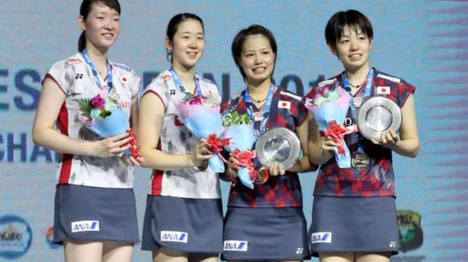 Juara tunggal putri Indonesia Open 2018.