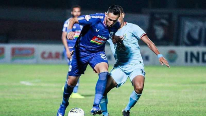 Pertandingan Liga 1 2019 antara PSIS Semarang kontra Persela Lamongan