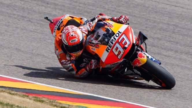 Pembalap Repsol Honda, Marc Marquez