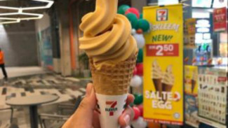 Es Krim Salted Egg, Ada Perpaduan Rasa Asin dan Pedas