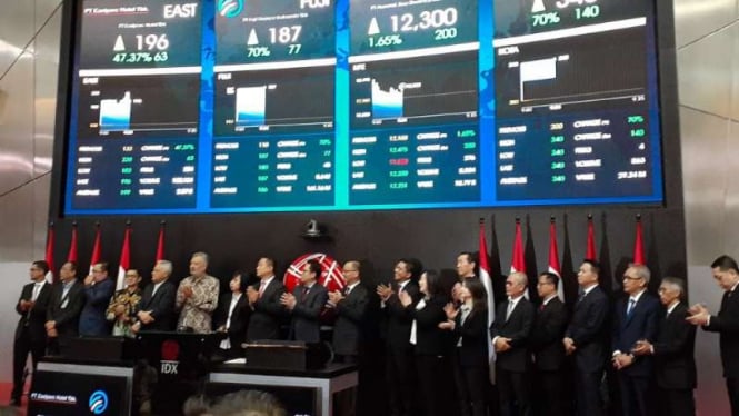 Pencatatan saham perdana di bursa saham Indonesia