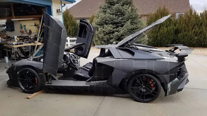 Lamborghini Aventador hasil cetakan printer 3D