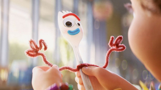 Forky dari film Toy Story 4 