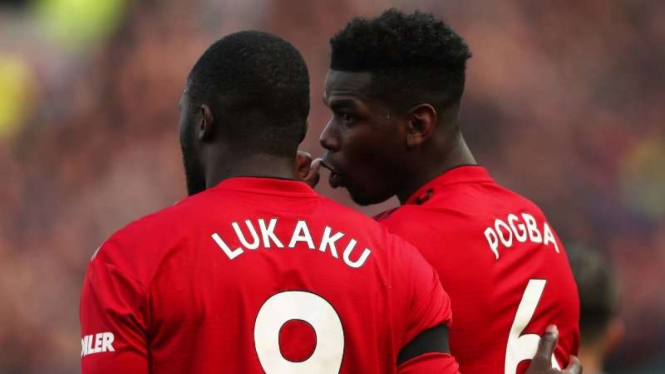 Bintang Manchester United, Romelu Lukaku dan Paul Pogba