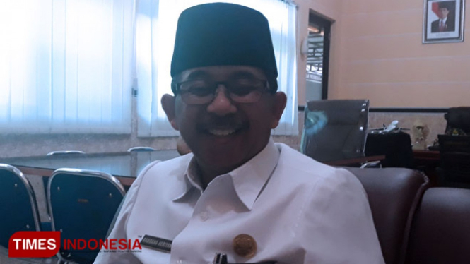 Kepala Dinas Ketahanan Pangan Dan Peternakan Sumenep, Bambang Heriyanto. (Foto: Ach. Qusyairi Nurullah/TIMES Indonesia)
