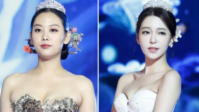 Hanbok seksi di ajang Miss Korea 2019.