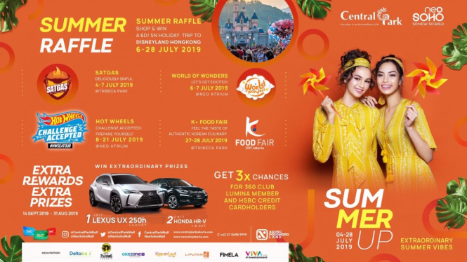 Summer Up Central Park dan Neo Soho Mall.