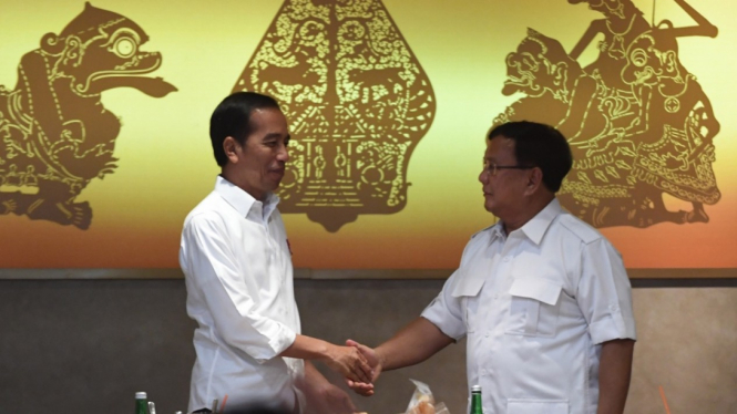 Pertemuan Jokowi dan Prabowo Usai Pilpres 2019