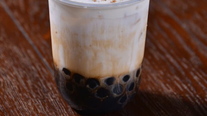 Ilustrasi bubble drink/bubble tea/minuman manis