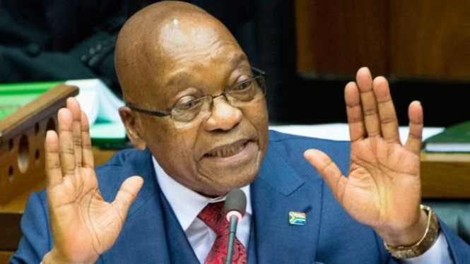 Jacob Zuma mengatakan dirinya bersih.-AFP