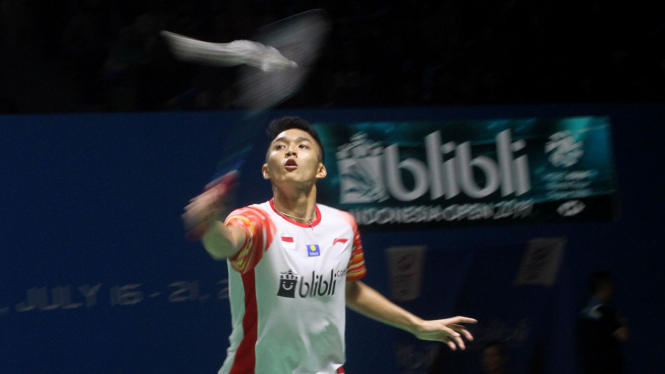 Jonatan Christie Melaju ke Babak Kedua Indonesia Open 2019