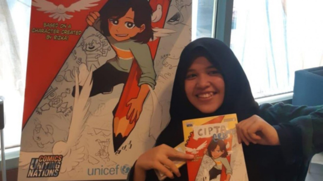 Rizka Raisa Fatimah Ramli dan komik karyanya