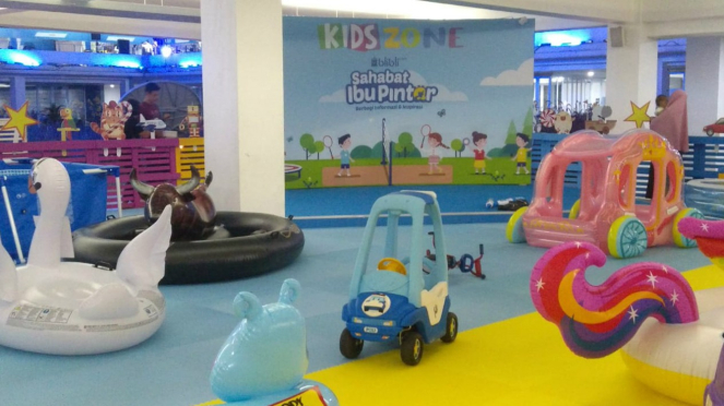 Area Kids Zone di arena venue Blibli Indonesia Open 2019