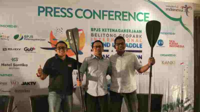 Konpres Belitong Geopark International Stand Up Paddle and Kayak Marathon 2019.