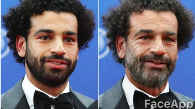 FaceApp Mohamed Salah