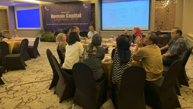 PT Bakrie & Brothers menggelar diskusi Human Capital Conference 2019 di Kota Bandung, Jawa Barat, Kamis, 18 Juli 2019.