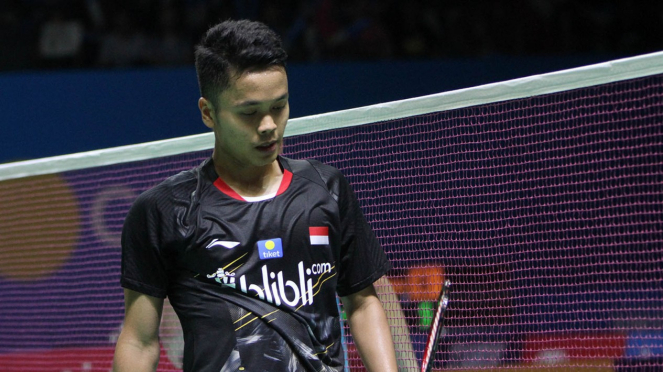 Anthony Ginting Tersingkir dari Indonesia Open 2019