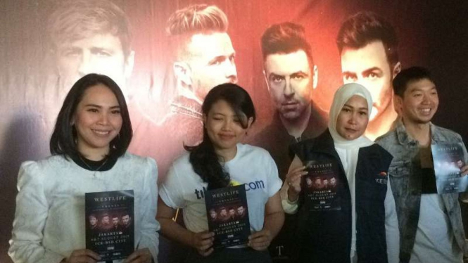 Westlife siap konser di Indonesia