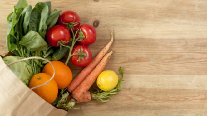 Frutas y verduras.