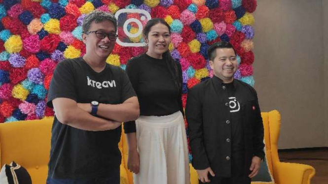 Manager Komunikasi Instagram Asia Pasifik, Putri Silalahi (tengah).