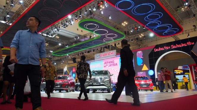 Booth Daihatsu di GIIAS 2019.