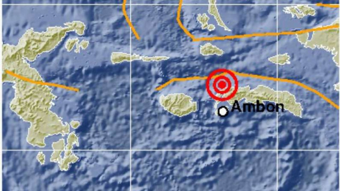 Gempa 5 SR Guncang Serang Bagian Barat Maluku