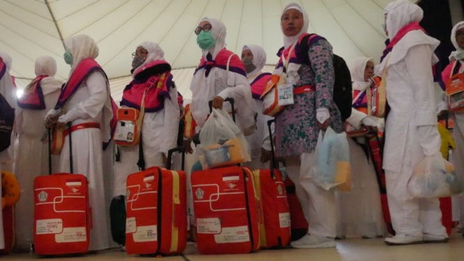 Jemaah Haji Kloter Makassar Tiba di Jeddah
