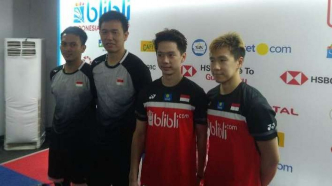 Finalis ganda putra Indonesia Open 2019, Ahsan/Hendra dan Kevin/Marcus