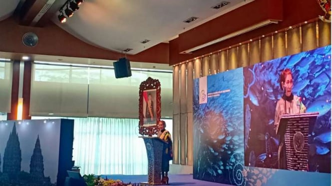 Menteri Susi Pudjiastuti bicara soal populasi ikan