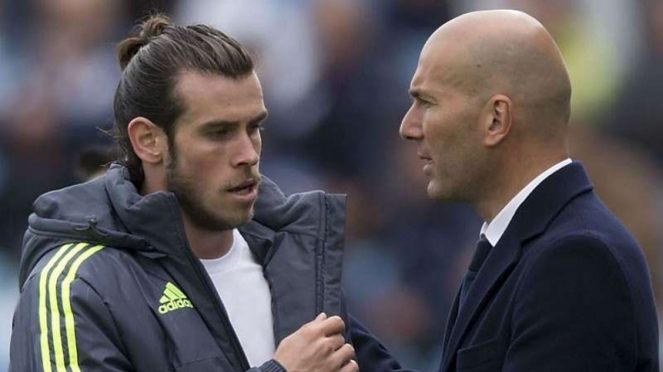 Gareth Bale dan Zinedine Zidane