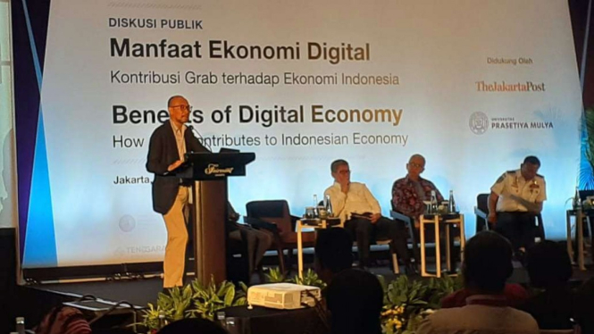 Chatib Basri di Diskusi Publik Manfaat Ekonomi Digital.