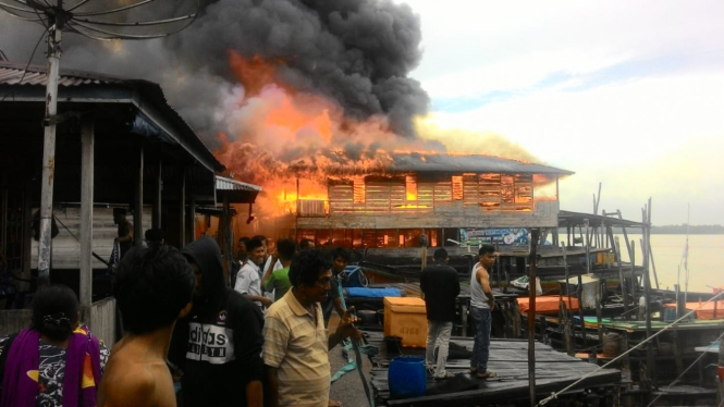 Kebakaran di Kabupaten Tanjung Jabung Timur Jambi