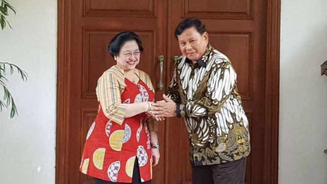 Pertemuan Prabowo-Megawati di Teuku Umar, Jakarta.