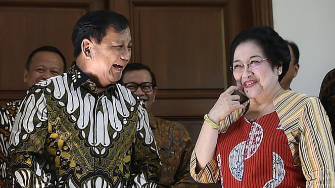 Megawati Soekarnoputri encontra-se com Prabowo Subianto