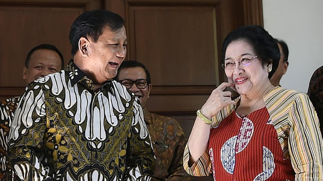 Megawati Soekarnoputri Bertemu Prabowo Subianto